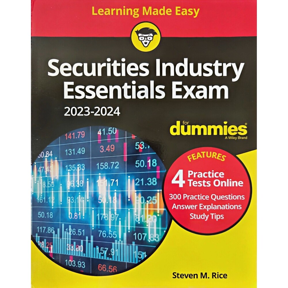 SIE Exam 2023-2024 For Dummies Steven M. Rice Study Guide